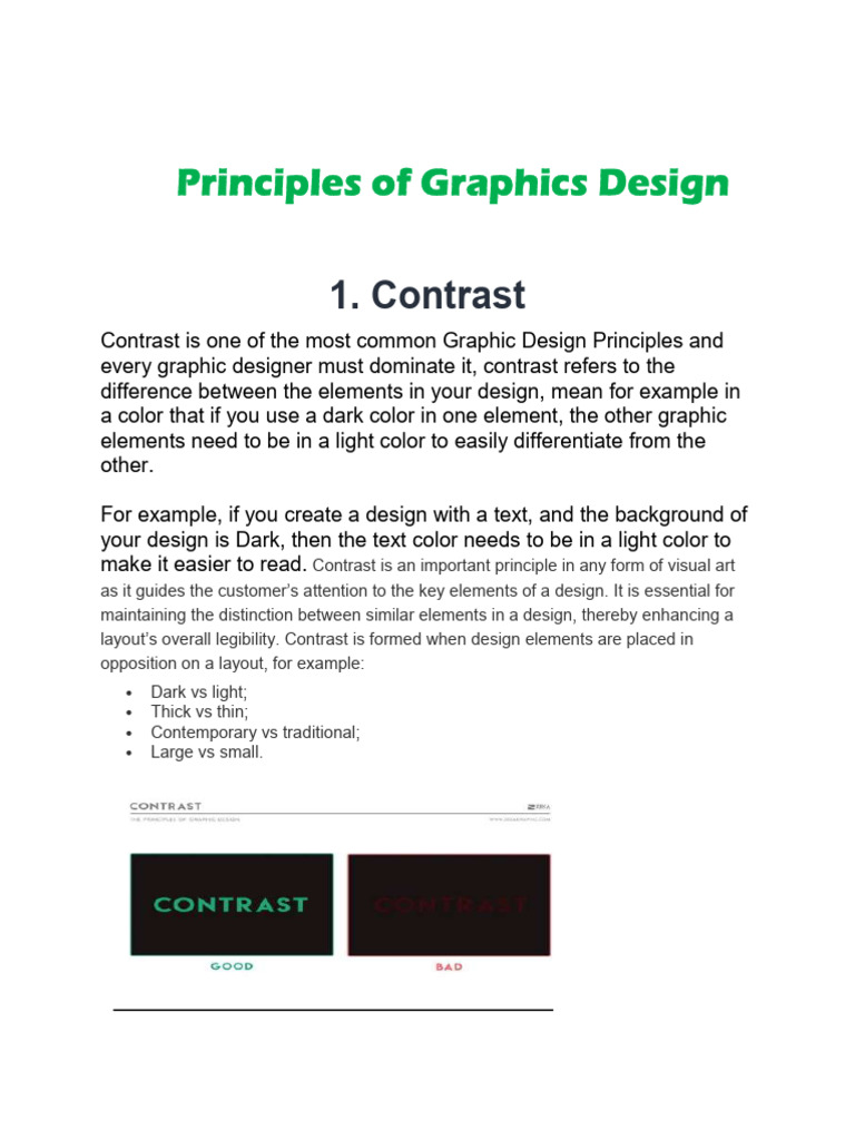 Principles of Graphics Design 1 | PDF | Page Layout | Rhythm