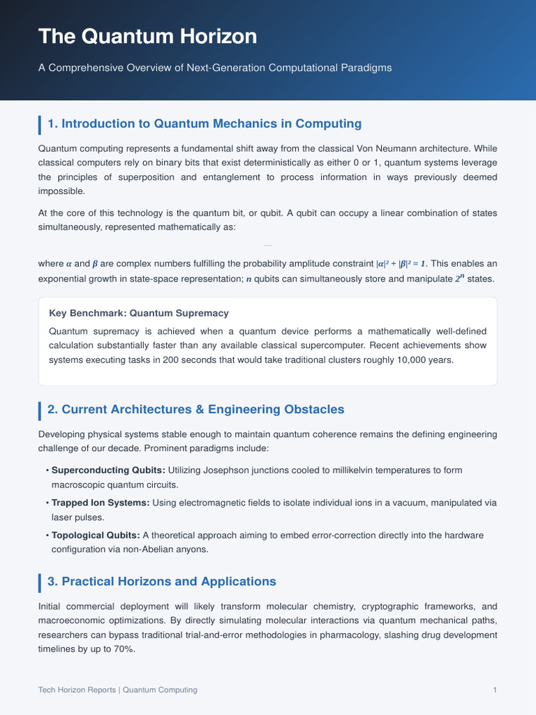Future of Quantum Computing | PDF
