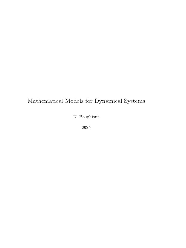 Main | PDF | Stability Theory | Eigenvalues And Eigenvectors