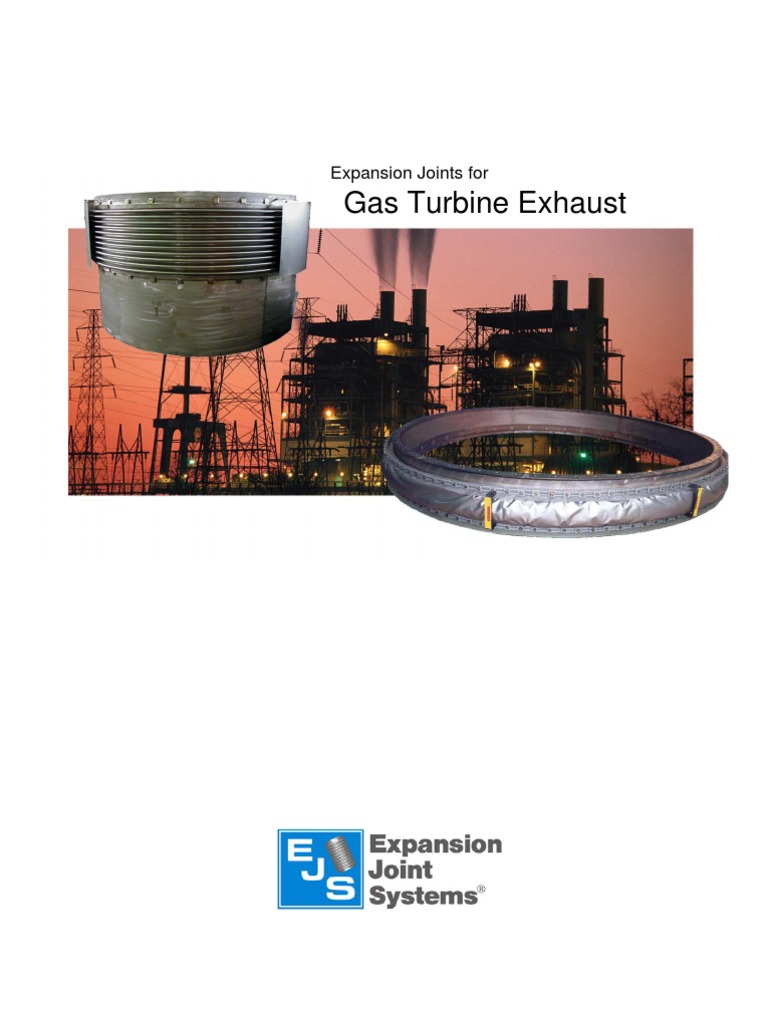 Gas Turbine Exhaust Expansion Joints For PDF Duct (Flow) Gas Turbine