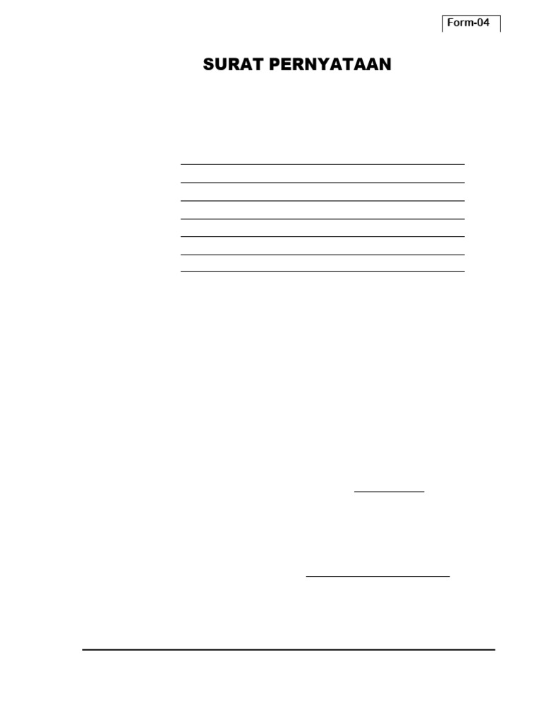 Formulir F4 | PDF