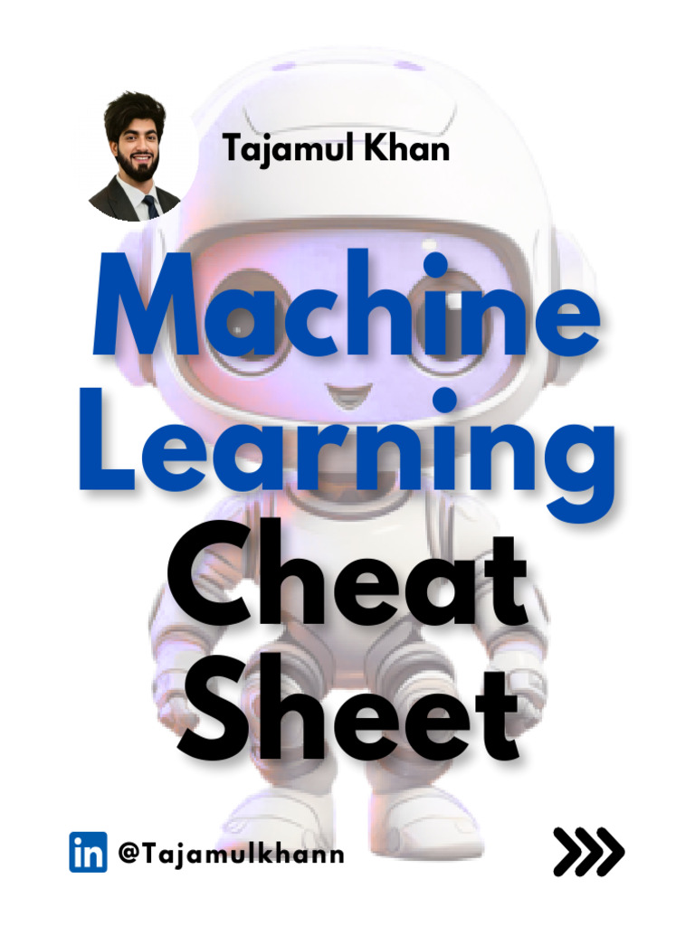 Machine Learning Cheat Sheet | PDF | Principal Component Analysis ...