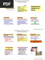 1. Elementos Do Canteiro