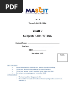 IGCSE ICT Paper 2 Mock Exam 2025 | PDF