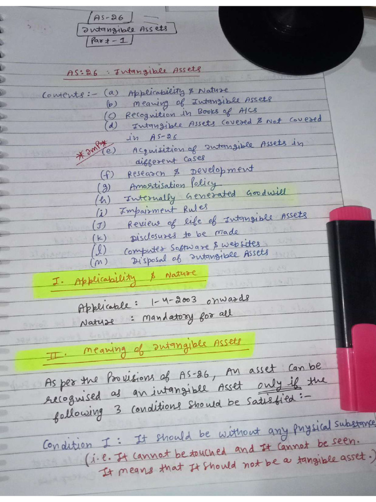 As 26 Intangible Assets | PDF