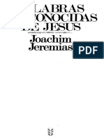 566 - Joachim Jeremias - Palabras Desconocidas de Jesus - x Jguzman