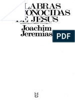 566 - Joachim Jeremias - Palabras Desconocidas de Jesus - X Jguzman