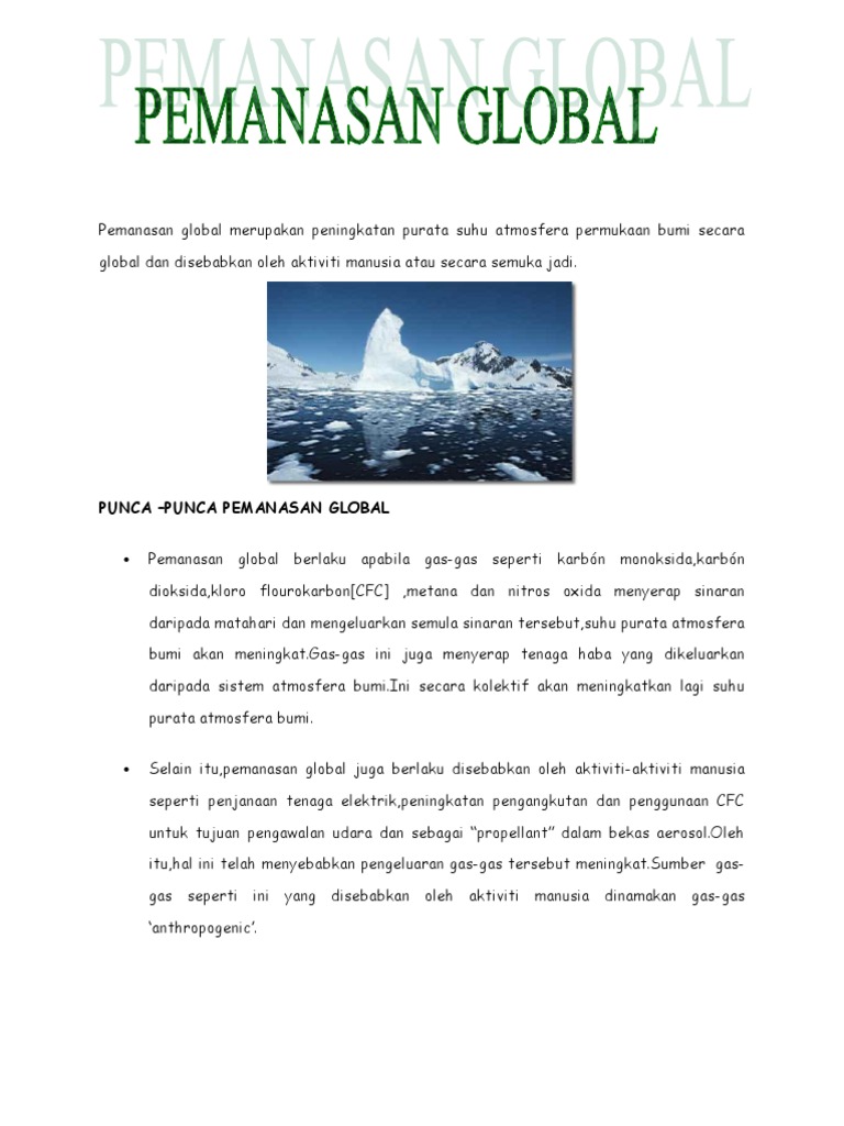 Pemanasan Global Pdf