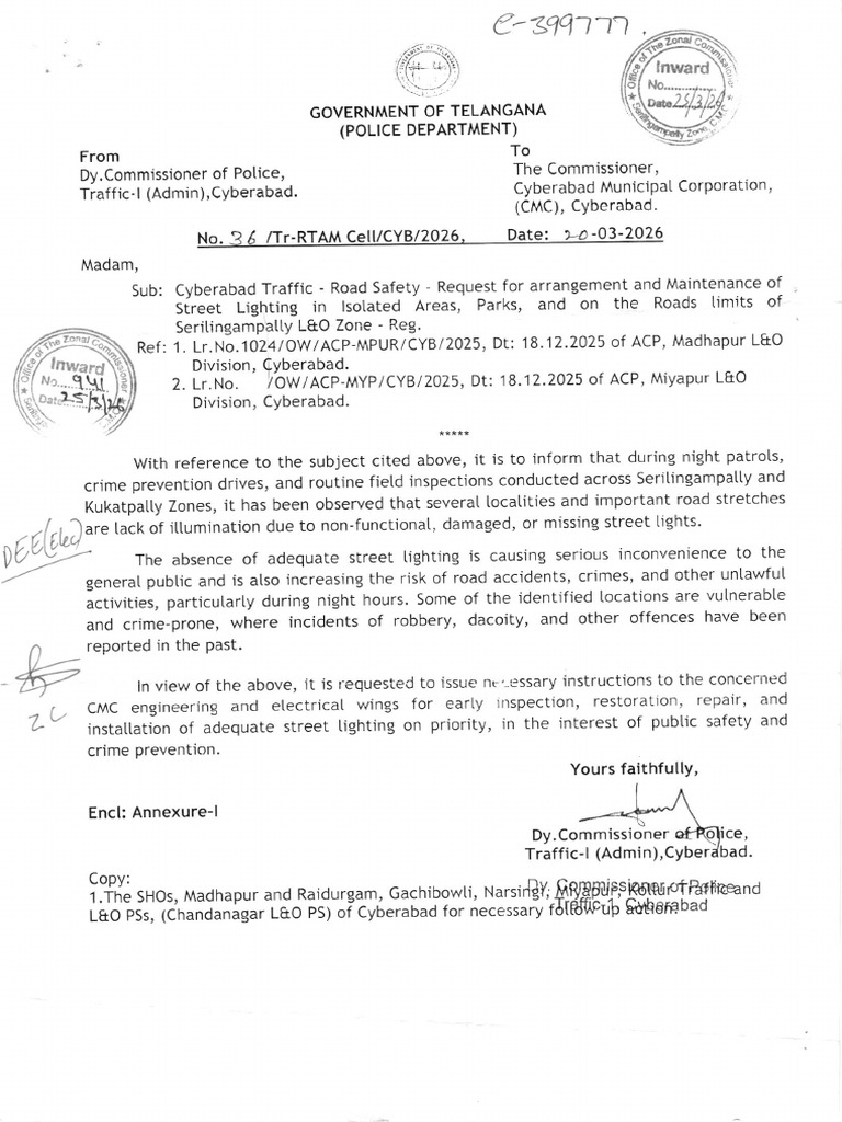 Ps Letter001 | PDF | Law Enforcement | Crime & Violence