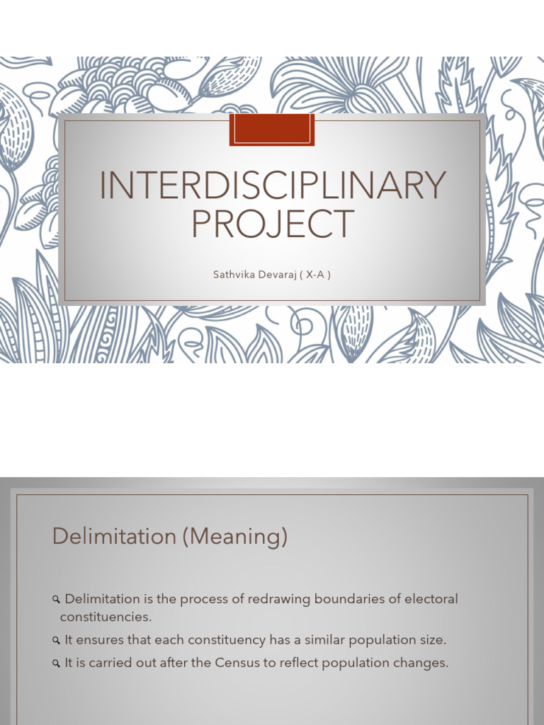 Interdisciplinary Project | PDF