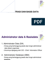 Administrasi &amp Keamanan Data