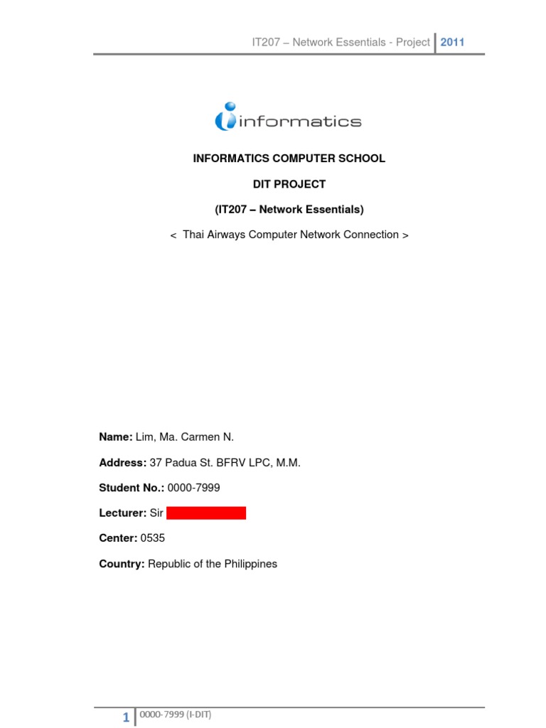 IT207 - Network Essentials Project (Frame Relay) | PDF | Network Switch ...