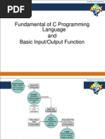 Fundamental of C Programming Language and Basic Input/Output Function