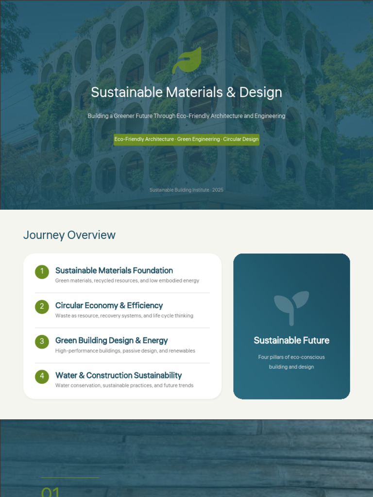 Session 5 - Sustainable Materials & Design | PDF | Green Building ...