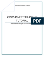 Cmos Inverter Layout Tutorial: Prepared By: Eng. Hazem W. Marar
