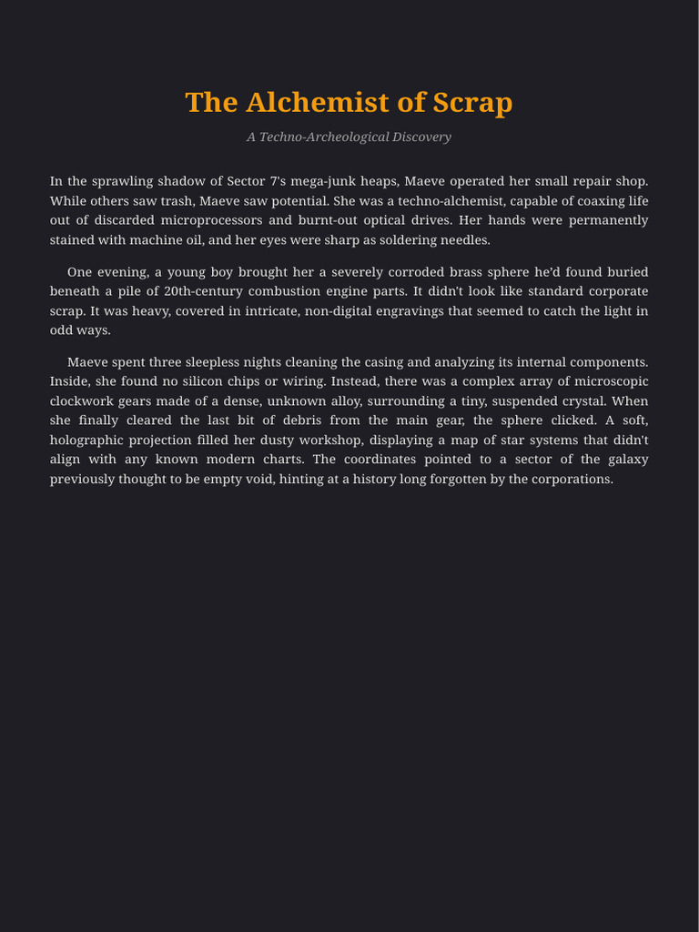 The Alchemist of Scrap | PDF