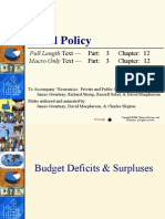 Fiscal Policy: Full Length Text - Part: Macro Only Text - Part