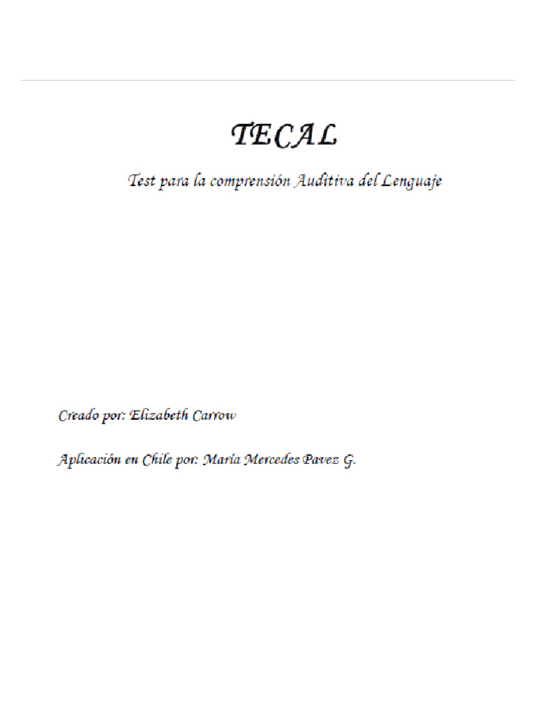 TECAL INSTRUCTIVO | PDF