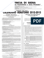 Manifesto CACCIA 2012-2013