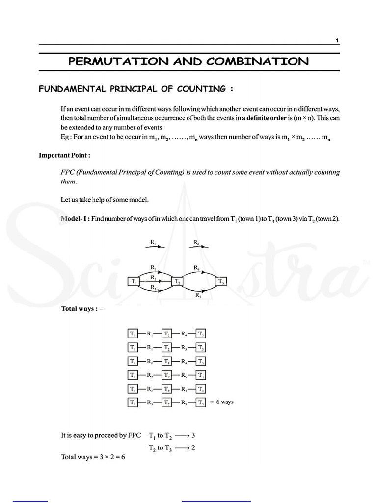 Permutation and Combinations | PDF