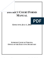 District Court Forms Manual