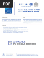 Maxilevel Topping 210: Nivelación de Pisos | PDF | Agua | Mortero ...