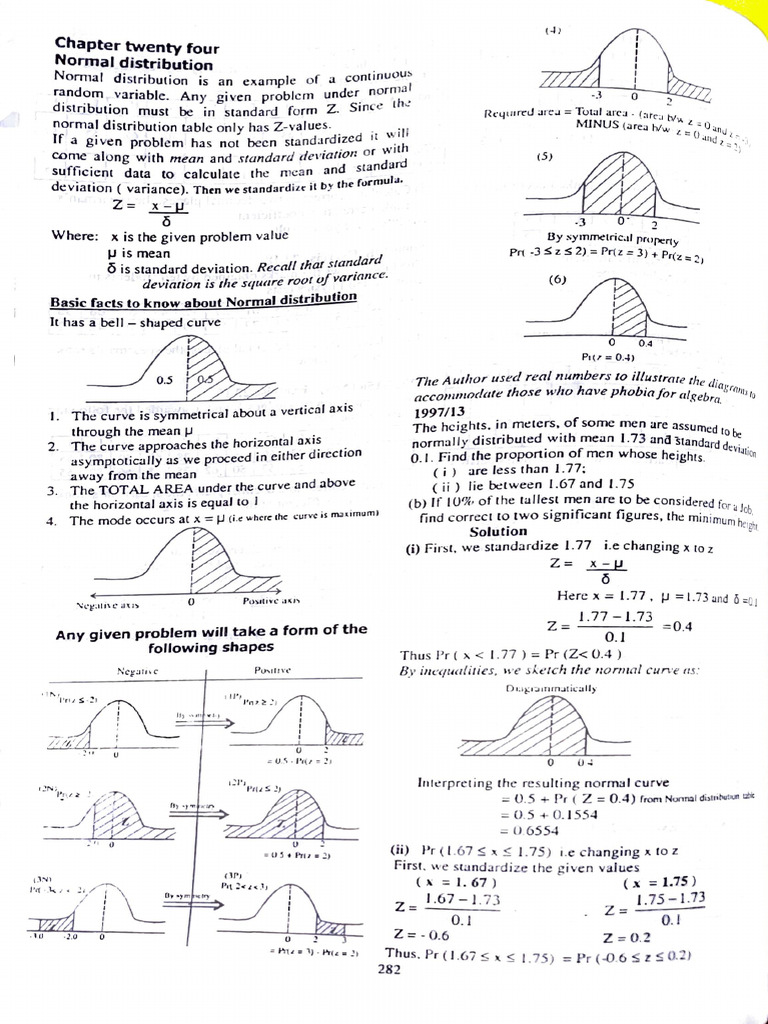 Probability Theory: Binomial, Poisson, and Normal Distributions | PDF ...