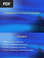 Introduction To Cloud Computing