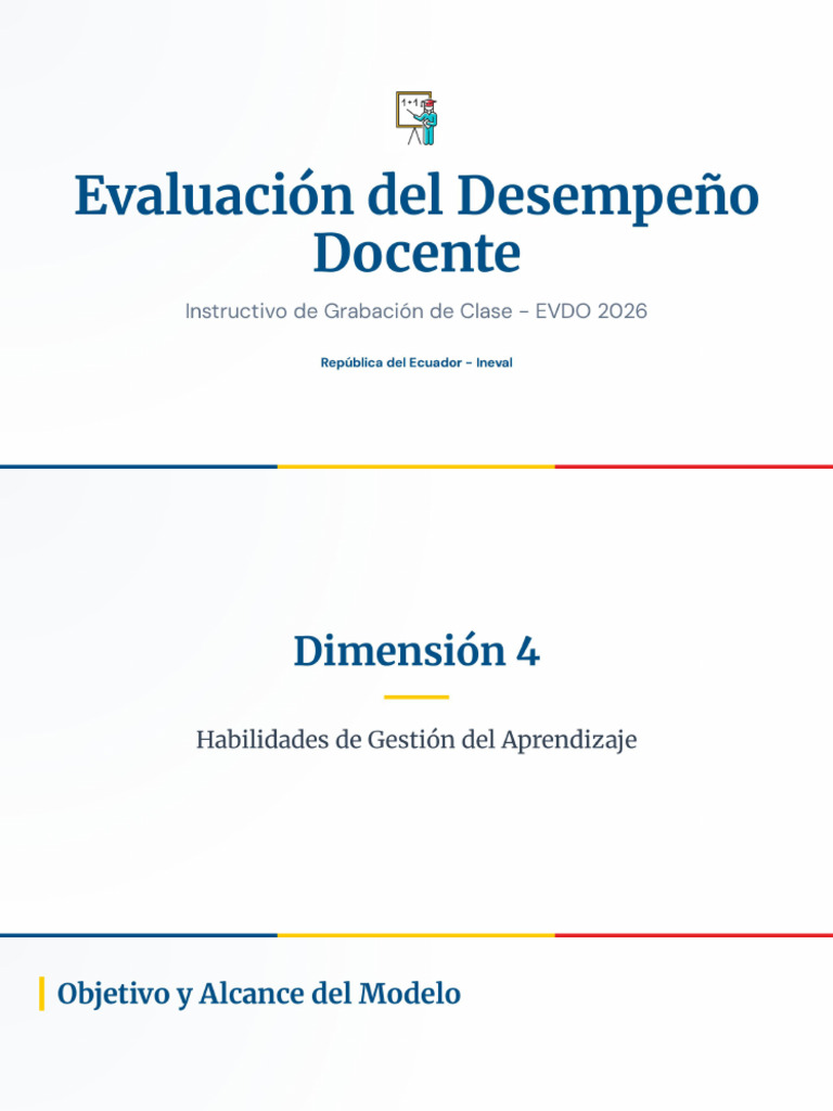 Evaluación Del Desempeño Docente 2026 | PDF