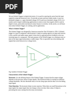Schmitt Trigger Design in LTSpice | PDF | Electrical Engineering ...