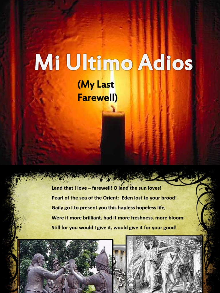 Mi Ultimo Adios Interpretation Pdf