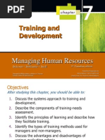 Training and Development: Managing Human Resources