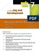 Training and Development: Managing Human Resources