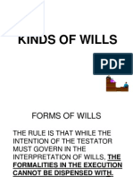 Forms of Wills