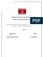 Analyzing OF Budget at ONGC