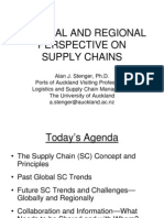 A Global and Regional Perspective On Supply Chains