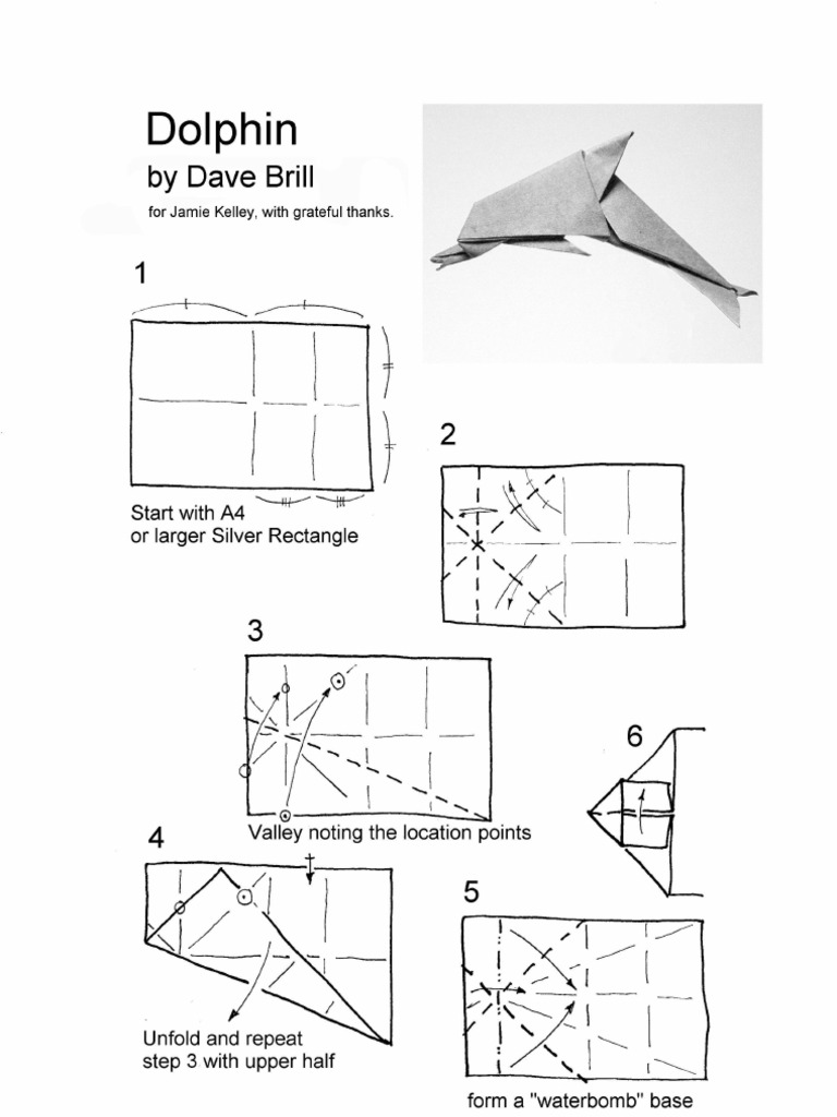 Origami - Delfin | PDF