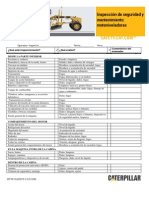 Inspección de Seguridad de Motoniveladoras