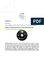 Mudah Cara Install Ulang Windows 7 Dan Windows XP Lengkap Dengan Gambar 2012