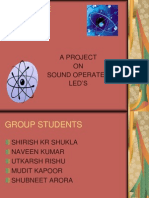 Welcome TO Physics World: A Project ON Sound Operated Led'S