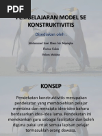 Pembelajaran Model 5e Konstruktivitis