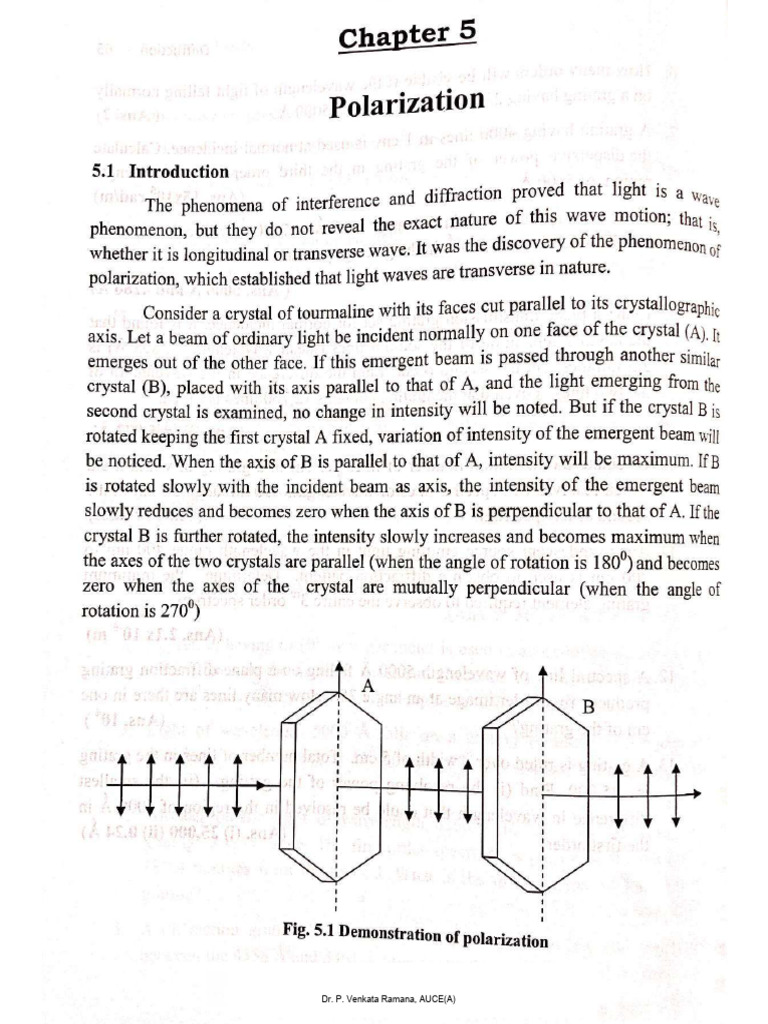 Polarization Lecture Notes | PDF