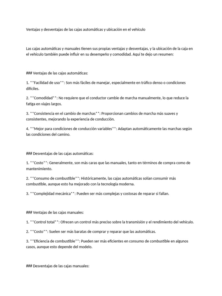 Ventajas y Desv-WPS Office | PDF | Embrague | Coche