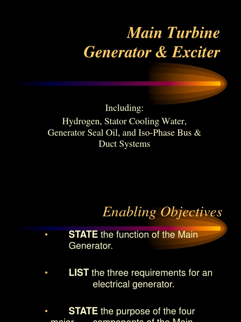 PPT on Generator Electric Generator Electric Power