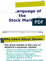 Language of The-Stock Market-Powerpoint Presentation 1122g1