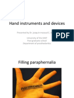 Dental Instruments/ short introduction by Dr. joaquin masoud C. shafiee