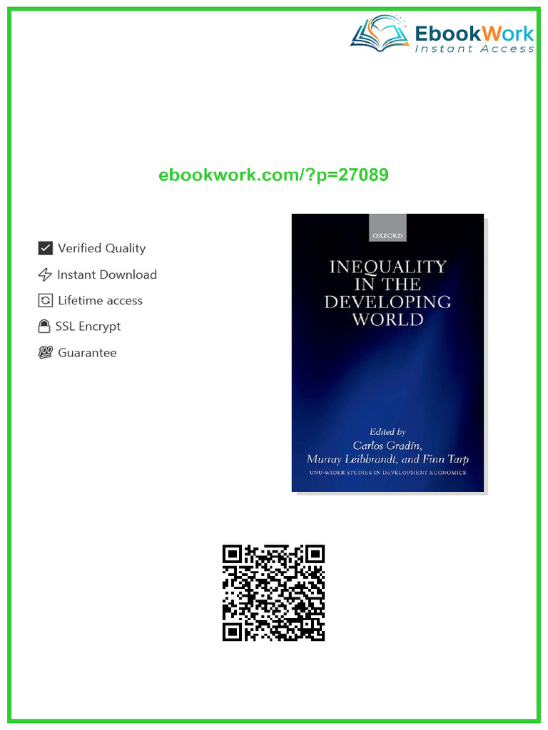 Inequality in the Developing World Carlos Gradín available any format ...