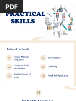 POP Cast Application Procedure Guide | PDF | Injury | Musculoskeletal ...