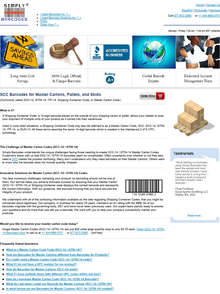 Shipping Container Codes_ SCC-14, GTIN-14, ITF-14, DUN-14 Barcodes ...