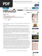 Língua Portuguesa _ A arte de educar para a vida - A busca pela formação do futuro, além das tradicionais salas de aula